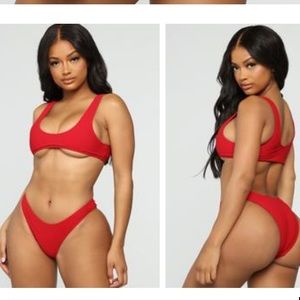 ✨ NEW ✨ with tags red sporty bikini